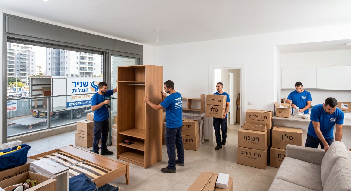 הובלת דירת 5 חדרים: מחירים, לוח זמנים וטיפים | שניר הובלות